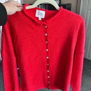 Things Between Red Piper Cardigan